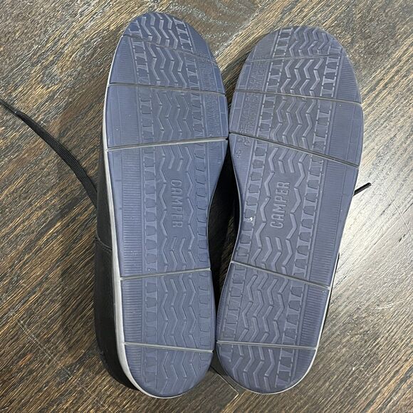 Camper Smith Shoes Men's 45 US 11 Black Leather Comfort Preppy Office Formal - Picture 6 of 7